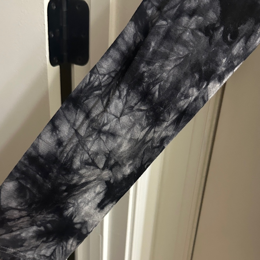 DJT Black & Gray Tie-Dye Open Front Cardigan - Picture 2 of 4